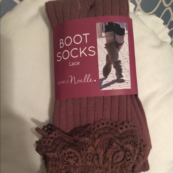 Lacey Boot Socks - Brown - Picture 2 of 3